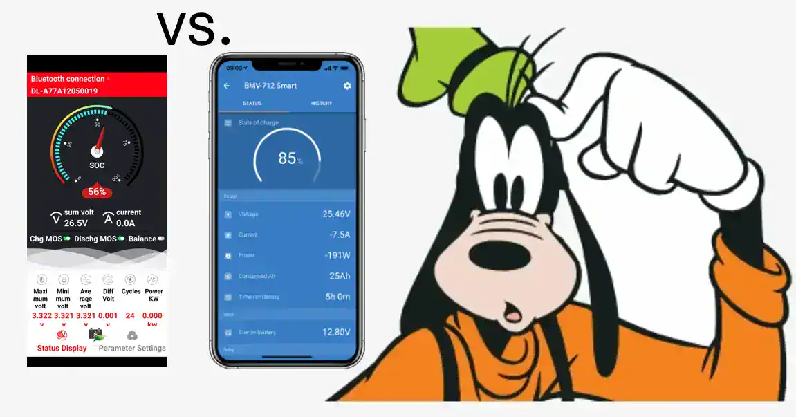 Less Voltage Battery vs more