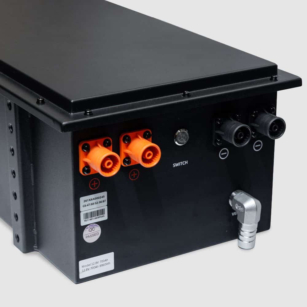 PowerPaul MonoLith lithium battery angled three-quarter view